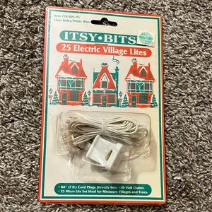 Vintage NEW Hobby Lobby Itsy-Bitsy Electric Village Lights